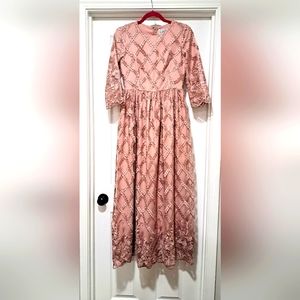 Dainty Jewells Dress-Dusty Rose-
